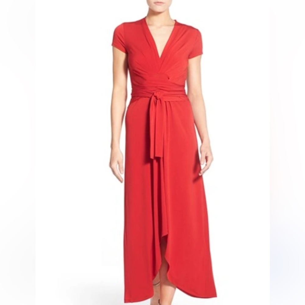 NWT Michael Kors Red Dress with Waist Tie